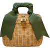 Brown. Green - Hand bag - 