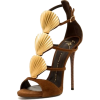 Brown Heels with Shells - Resto - 