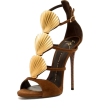 Brown Heels with Shells - Altro - 