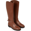 Brown Leather Riding Boots - 靴子 - 