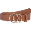 Brown  double o ring belt - Belt - 
