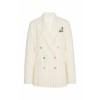 Brunello Cucinelli Pinstriped Cotton-Ble - Jaquetas e casacos - 