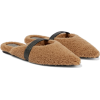 Brunello Cucinelli shearling slippers - フラットシューズ - 
