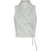 Brunello Cucinelli wrap top - Camisa - curtas - 