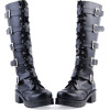 Buckle combat boots - Škornji - 