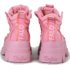 Buffalo Aspha Mid Boot washed denim pink - Čizme - 