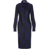 Burberry Long Sleeved Checked Dress - Dresses - $1,241.00 