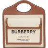 Burberry Mini Two-Tone Canvas - Torebki - 