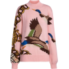 Burburry pink duck interstarsia sweater  - プルオーバー - 