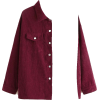 Burgundy - Jacket - coats - 