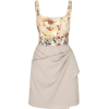Burnett New York Embroidered Sand Dress - Obleke - 