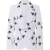 Burnett New York Floral-Embroidered Crep - Suits - 