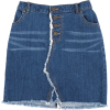 Button Fly Denim skirt - スカート - 