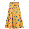 Button Through Florals Skirt - Skirts - $34.00 