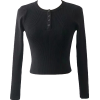 Buttoned long-sleeved sweater - Bolero - $27.99  ~ £21.27