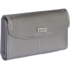Buxton Muted Metallics Qal-Q-Clutch Pewter - バッグ クラッチバッグ - $21.60  ~ ¥2,431