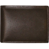 Buxton Original Men's Emblem Zip-Convertible Leather Goods Brown - Wallets - $26.95 