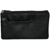Buxton Triple Zipper Organizer Clutch Wallet Black - Clutch bags - $18.00 