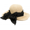 CA4LA oversized bow woven hat - Hat - 