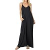 CALIPESSA Women's Summer Casual Plain Flowy Pockets Loose Beach Cami Maxi Dress - Vestidos - $25.99  ~ 22.32€