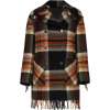 CALVIN KLEIN 205W39NYC Checked Coat With - Jacket - coats - 