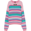 CANDY MULTI BORDER KNIT - 半袖シャツ・ブラウス - 