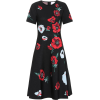 CAROLINA HERRERA Floral crêpe dress - ワンピース・ドレス - 