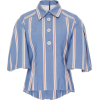 CAROLINA HERRERA blue striped shirt - Koszule - krótkie - 
