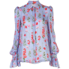 CAROLINA HERRERA floral print shirt - 长袖衫/女式衬衫 - 