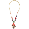 CAROLINA HERRERA stones pendant necklace - 项链 - 