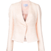 CARVEN textured fitted jacket - Suits - 