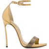 CASADEI metallic heeled sandals - Sandalias - 