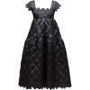 CECILIE BAHNSEN black quilted dress - Obleke - 