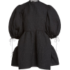 CECILIE BAHSEN black puffed sleeve dress - sukienki - 