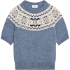CELINE shortsleeve fair isle jumper - Pullover - 