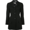 CHANEL VINTAGE CC logo buttons blazer - Marynarki - 