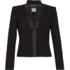 CHANEL 2003 BLACK SILK CREPE JACKET - Jacket - coats - £895.00  ~ $1,177.62