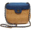 CHANEL Straw Bag Denim - Kleine Taschen - 