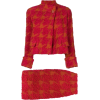 CHANEL VINTAGE 1994 checkered skirt suit - Куртки и пальто - 