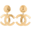 CHANEL VINTAGE Chanel CC logos earrings - Серьги - 
