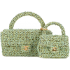 CHANEL VINTAGE tweed two-in-one business - Hand bag - 