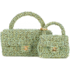 CHANEL VINTAGE tweed two-in-one business - Torebki - 