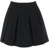 CHANEL black skirt - Suknje - 