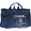 CHANEL blue tote - ハンドバッグ - 