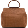 CHANEL brown straw bag - Kleine Taschen - 