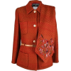 CHANEL dark orange embellished jacket - Jakne in plašči - 