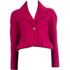 CHANEL dark pink red jacket - Jakne in plašči - 