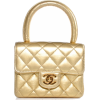 CHANEL golden metallic bag - ハンドバッグ - 