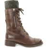 CHANEL knot trim combat boot - 靴子 - 