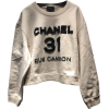 CHANEL neutral sweater - Swetry - 